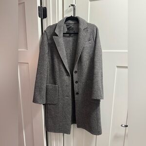 J.Crew Italian Boiled Wool Coat Manifattura di Carmignano